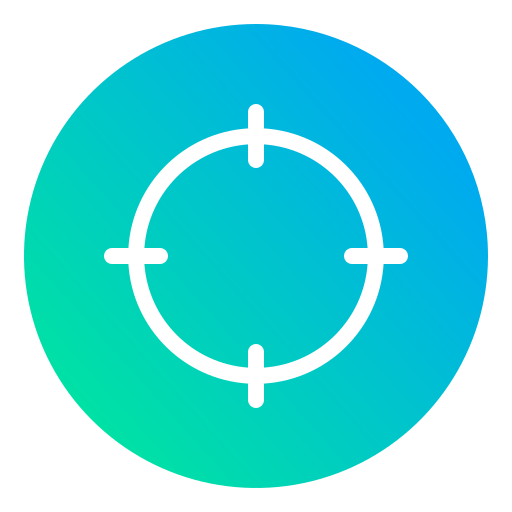 cible Generic Flat Gradient Icône