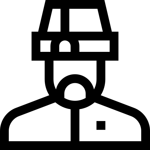 muçulmano Basic Straight Lineal Ícone