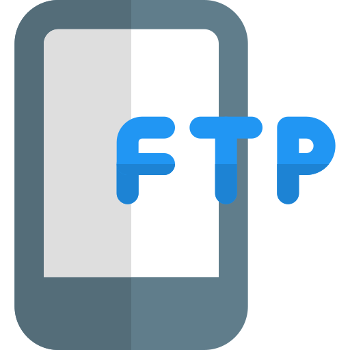 Ftp Pixel Perfect Flat icon