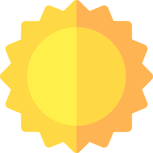 太陽 Basic Rounded Flat icon