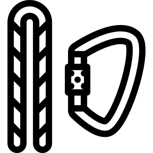 Carabiner Coloring Lineal icon