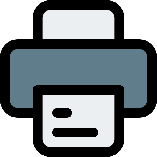 drucker Pixel Perfect Lineal Color icon