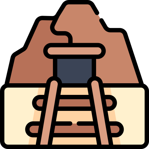 bergwerk Kawaii Lineal color icon