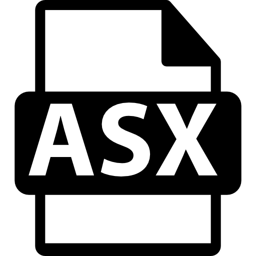 ASX file format symbol  icon