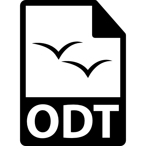 odt ファイル形式の記号  icon