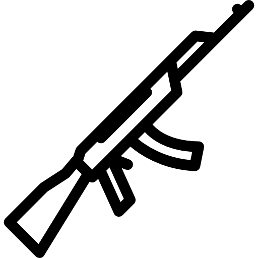 Rifle Coloring Lineal icon