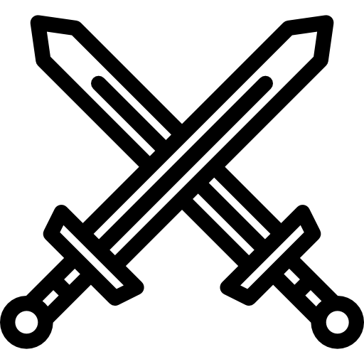 Sword Coloring Lineal icon