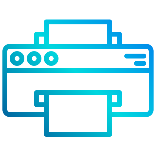 impressora xnimrodx Lineal Gradient Ícone