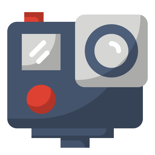 Action camera Generic Flat icon