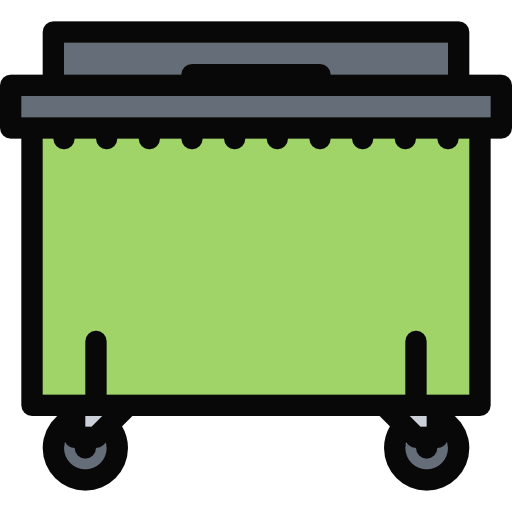 Dumpster Coloring Color icon