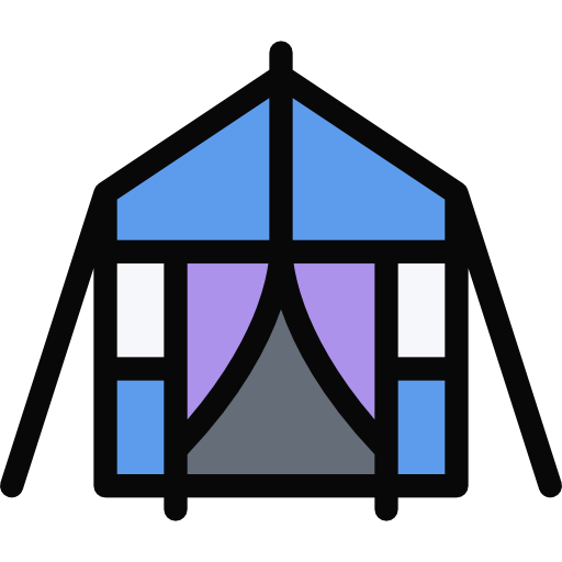 Tent Coloring Color icon