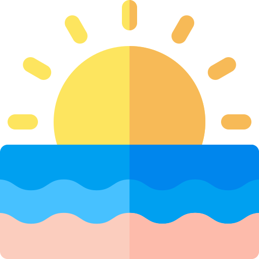 sonnenuntergang Basic Rounded Flat icon