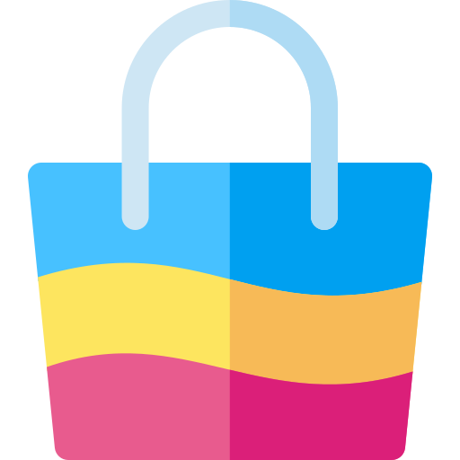 strandtasche Basic Rounded Flat icon