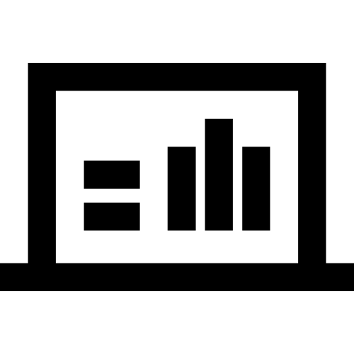 Analysis Basic Straight Lineal icon