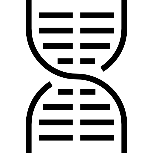 dna Maxim Flat Lineal Ícone