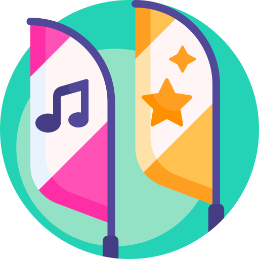 Music Detailed Flat Circular Flat icon