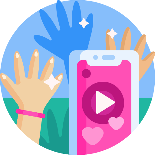 live-streaming Detailed Flat Circular Flat icon