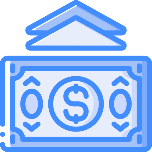 Cash Basic Miscellany Blue icon