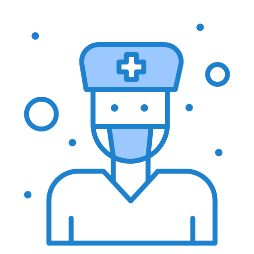 krankenschwester Generic Blue icon