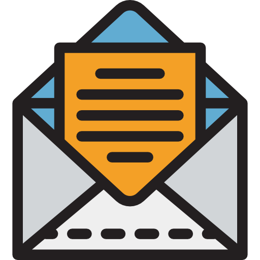 Email Detailed Rounded Lineal color icon