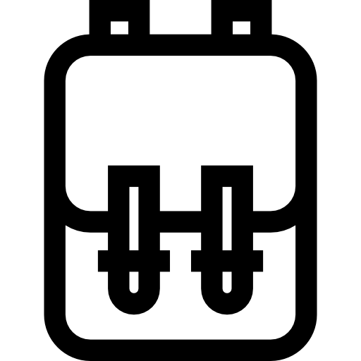 Backpack Basic Straight Lineal icon