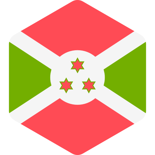 ブルンジ Flags Hexagonal icon