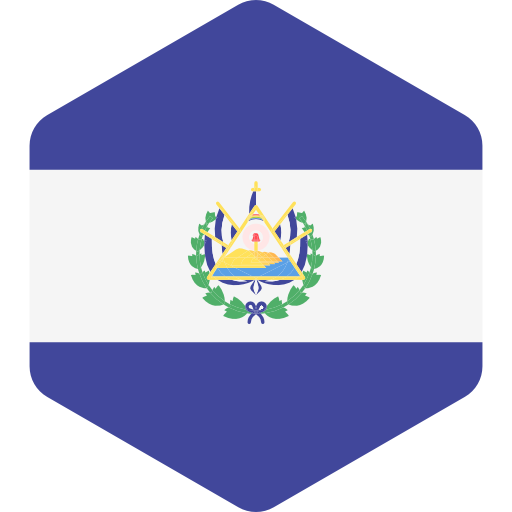 エルサルバドル Flags Hexagonal icon