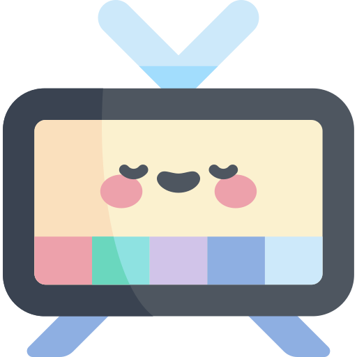 テレビ Kawaii Flat icon