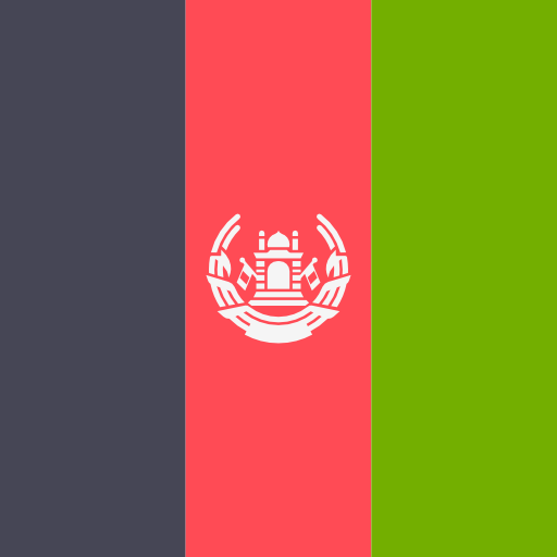 afghanistan Flags Square icon