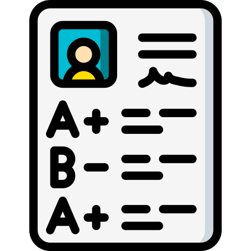 시험 Basic Miscellany Lineal Color icon