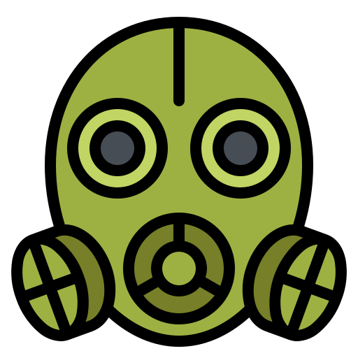 Gas mask Generic Outline Color icon