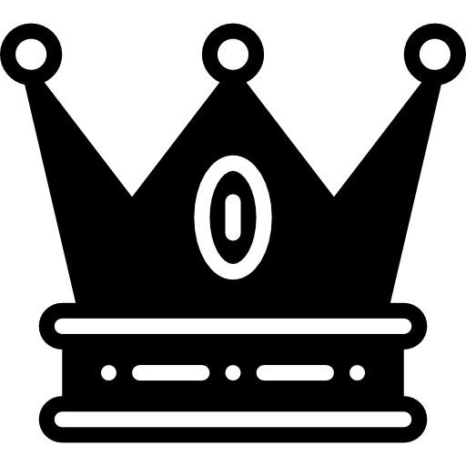 Crown Basic Miscellany Fill icon