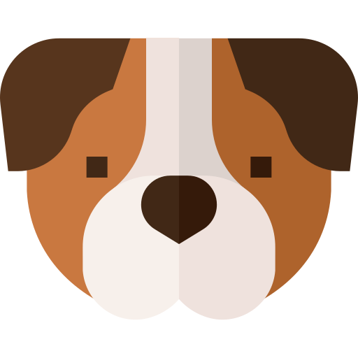 Bulldog Basic Straight Flat icon