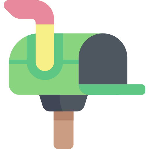 Mailbox Kawaii Flat icon