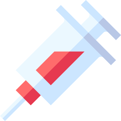 Syringe Basic Straight Flat icon