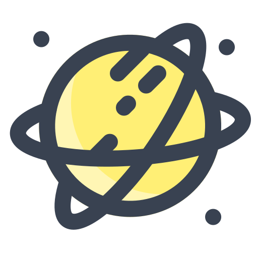 planet Generic Outline Color icon