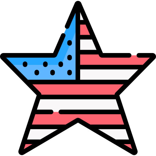 アメリカ合衆国 Special Lineal color icon