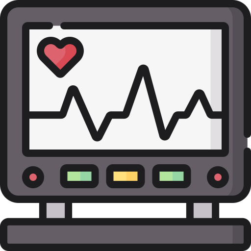 eletrocardiograma Special Lineal color Ícone