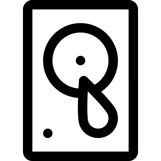 hdd Basic Rounded Lineal icon