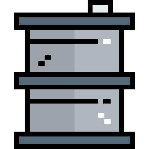 Öl Detailed Straight Lineal color icon