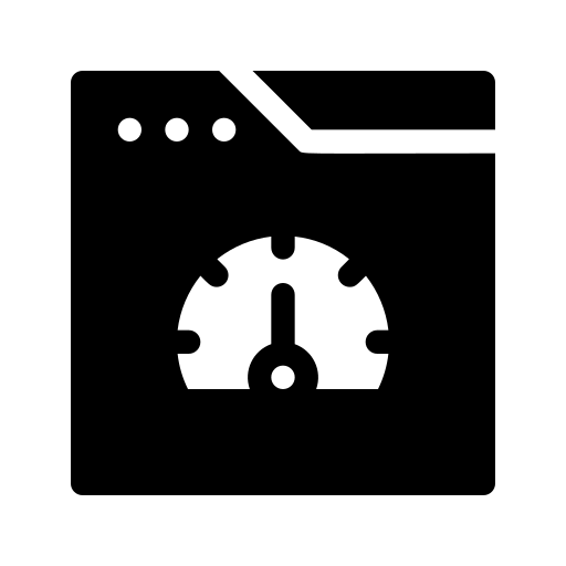 la vitesse Generic Glyph Icône