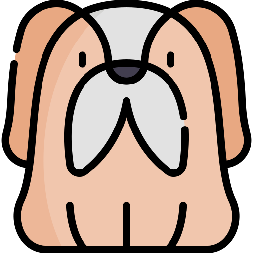 犬 Kawaii Lineal color icon