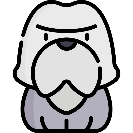 Dog Kawaii Lineal color icon