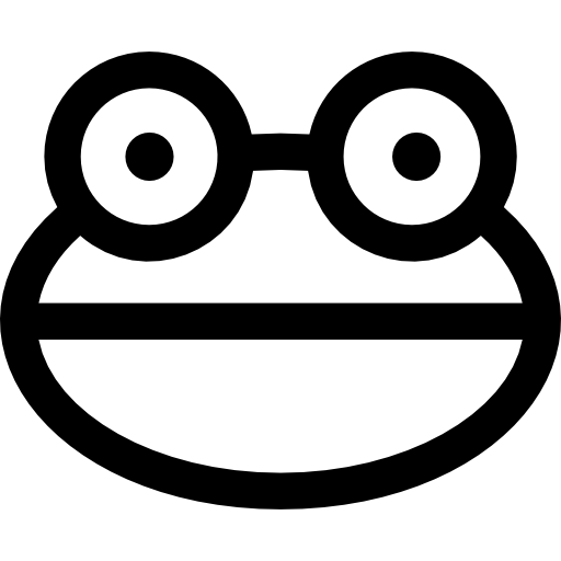 Frog Basic Rounded Lineal icon