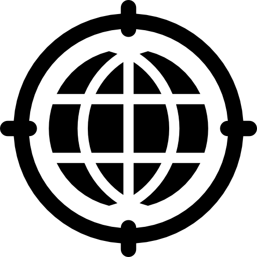 targeting Basic Rounded Filled icona