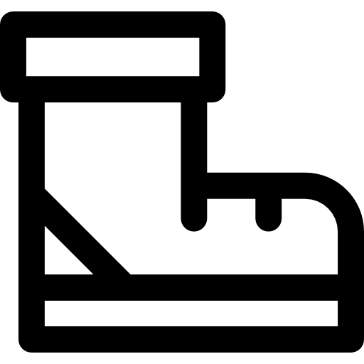 Boot Basic Rounded Lineal icon