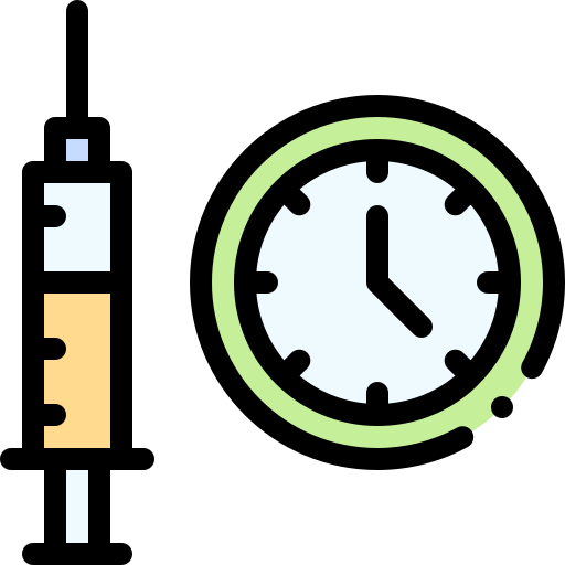 impfstoff Detailed Rounded Lineal color icon