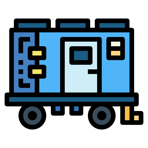 Trains Smalllikeart Lineal Color icon