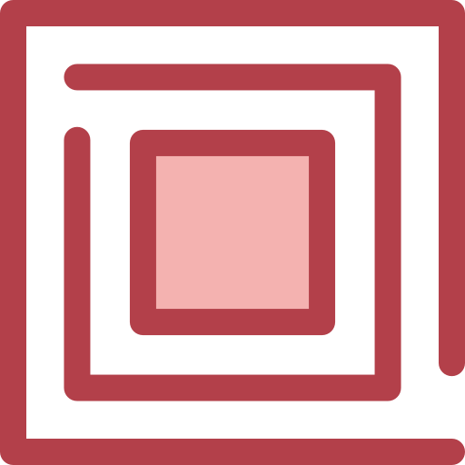 quadrat Monochrome Red icon