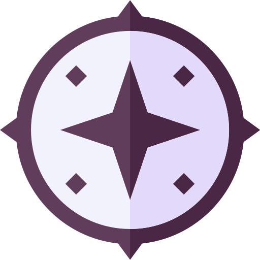 Compass Basic Straight Flat icon